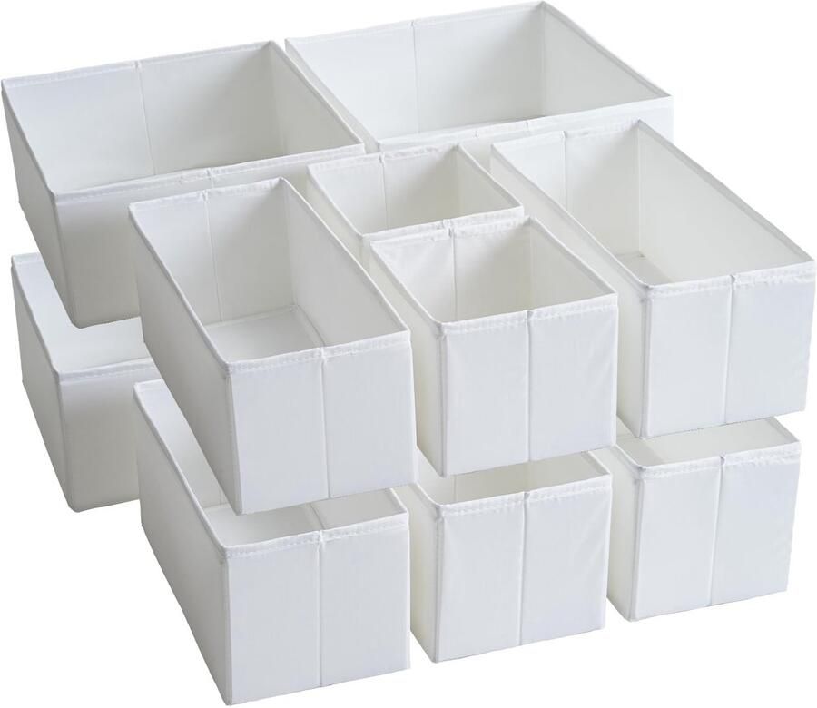 JGS Lade-organizer Set van 12 Stuks voor Badkamer en Kledingkast Opbergen