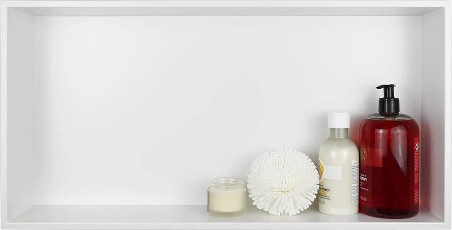 JGS Luxe Doucherek van Roestvrij Staal Ruimtebesparende Badkamer Opbergoplossing