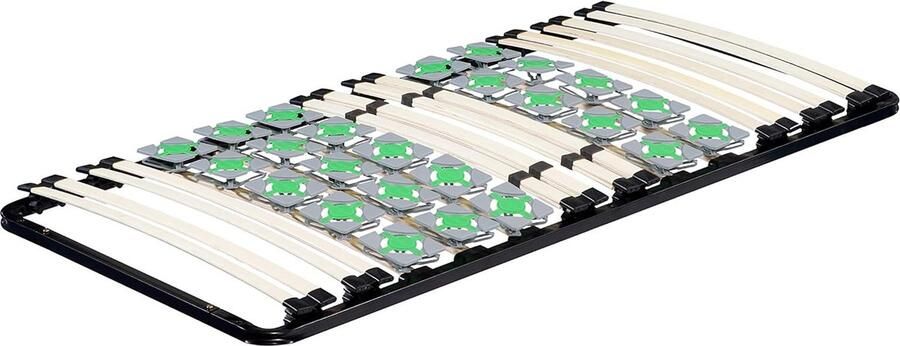 JGS Luxe Plattelattenbodem 80 x 200 cm Ergonomisch met Plaatveren voor Alle Matrassen en Bedden