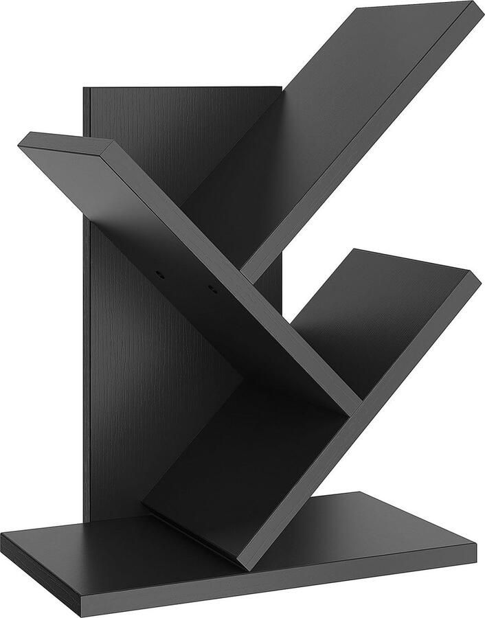 JGS Moderne Boomvormige Boekenkast met Twee Niveaus voor Compacte Opbergoplossingen in Huis