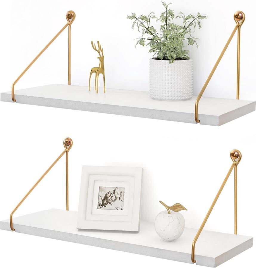 JGS Moderne en Stijlvolle Wandrekken Set voor Ruimtes in Huis