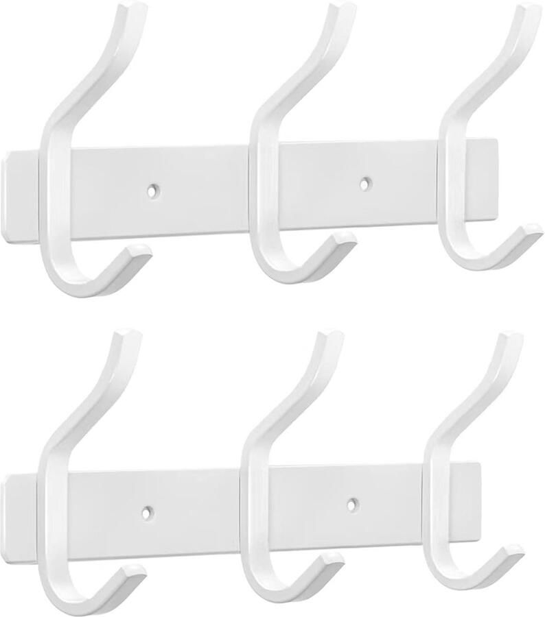 JGS Moderne Wandkapstok Met Drie Unieke Haken Voor Ruimtes