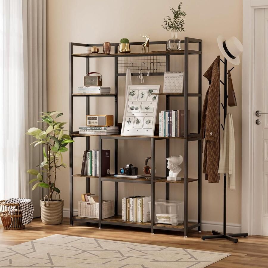 JGS Rek met opbergvak voor keuken magnetronstandaard keukenplank keukenorganisatie staande plank