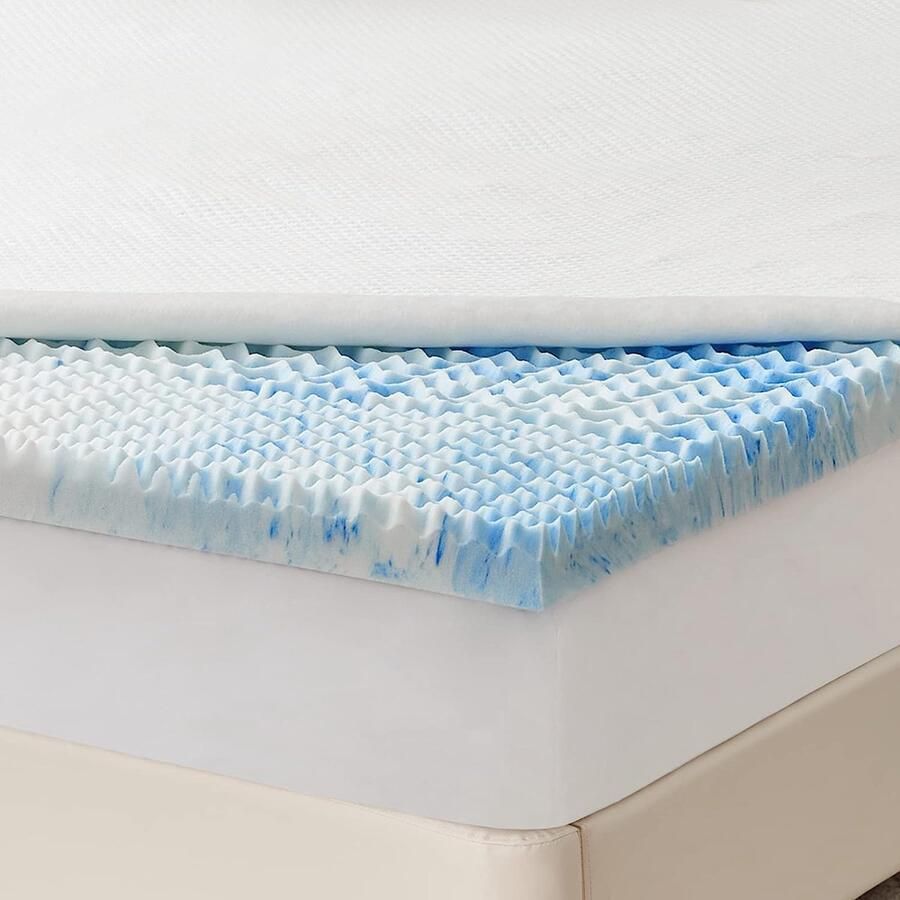 JGS Orthopedische Matras Topper 180 x 200 cm met Ergonomische Ondersteuning en Ademend Ontwerp