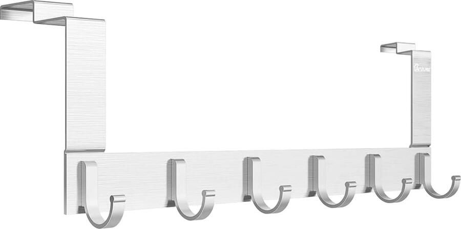 Over-Deur Kapstok Met Zes Sterke Haken Voor Binnen Deuren