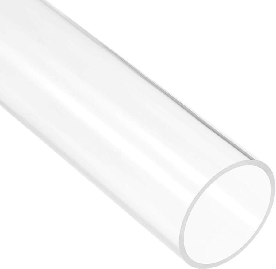 JGS Premium Acryl Pijp Clear Rond 9mm ID 15mm OD 305mm Lampen Lantaarns Waterkoeling