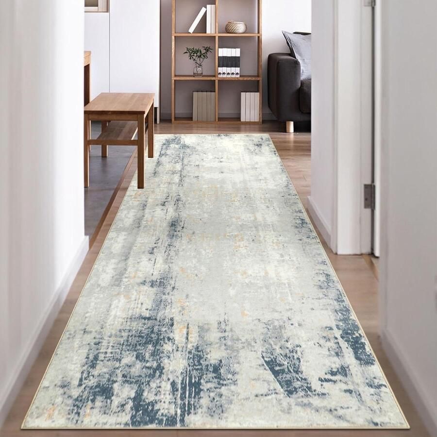 JGS Premium Antislip Tapijtlopers voor Gangen en Hal Lange Hal Tapijt Keukentapijtloper Wasbaar Vloerkleed voor Hal Vloermat met Antislip Decoratief en Functioneel