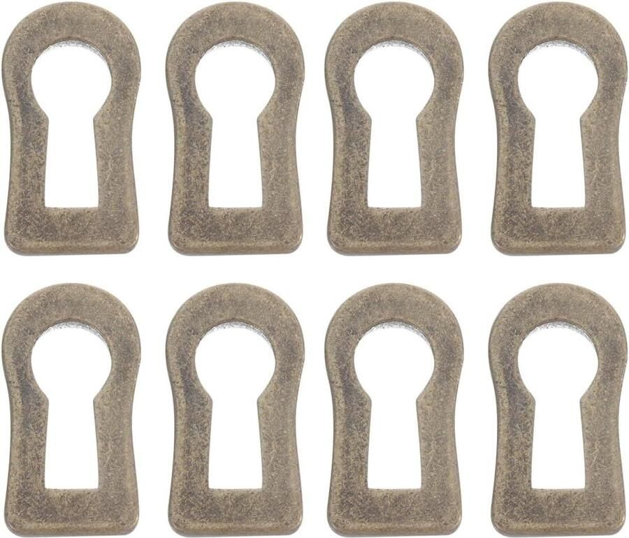 JGS Premium Decoratieve Sleutelgat-inzetstukken voor Deur Vintage Meubels Hardware Rozetten Sleutelgat Bescherming 10 Stuks