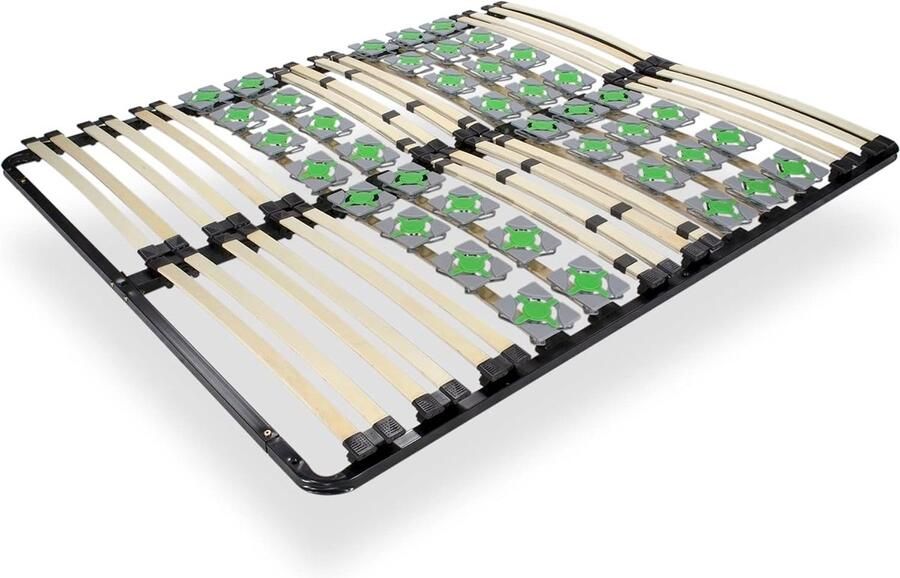 JGS Premium Lattenbodem 140x200 cm Ergonomisch Ontworpen met Plaatveren Perfect voor alle Matrassen en Bedtypen
