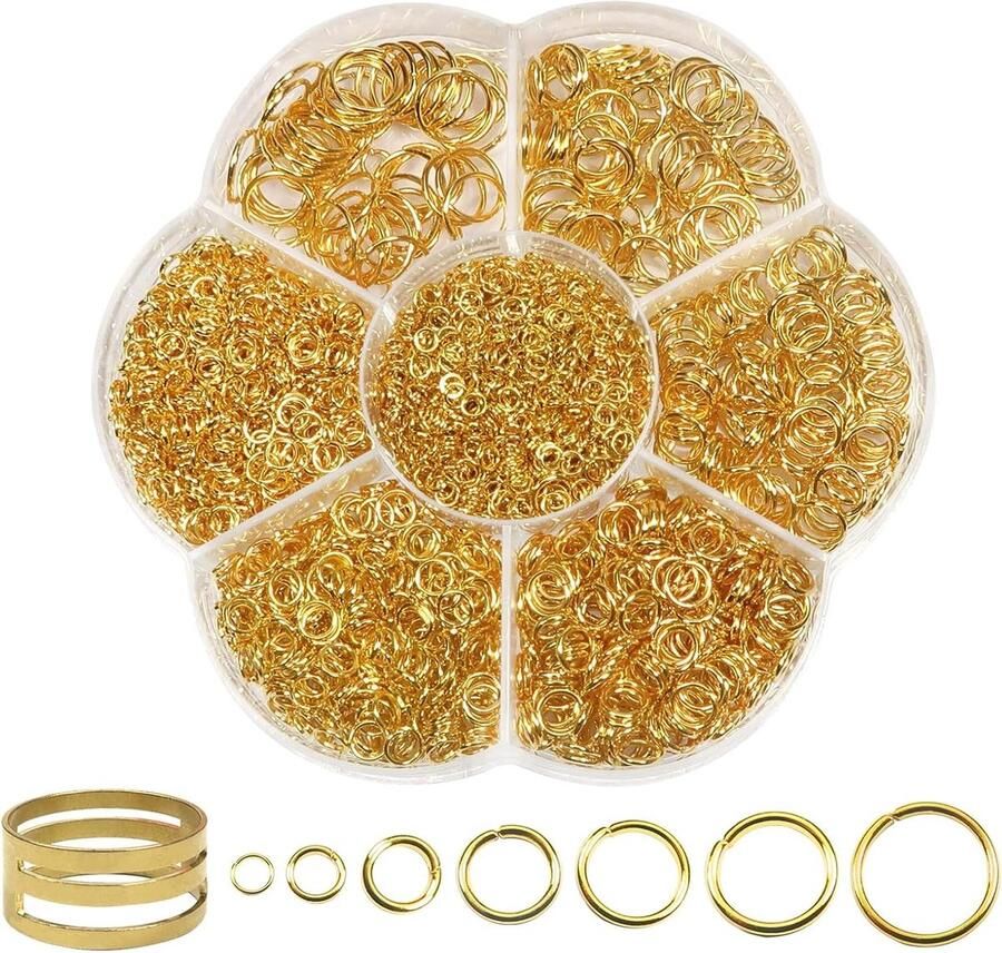 JGS Premium Opvouwbare Plastic Opbergkisten Stapelbare Kledingkast Organizer Opbergdoos Rek Manden Voor Keuken en Slaapkamer Set van 5 Stuks