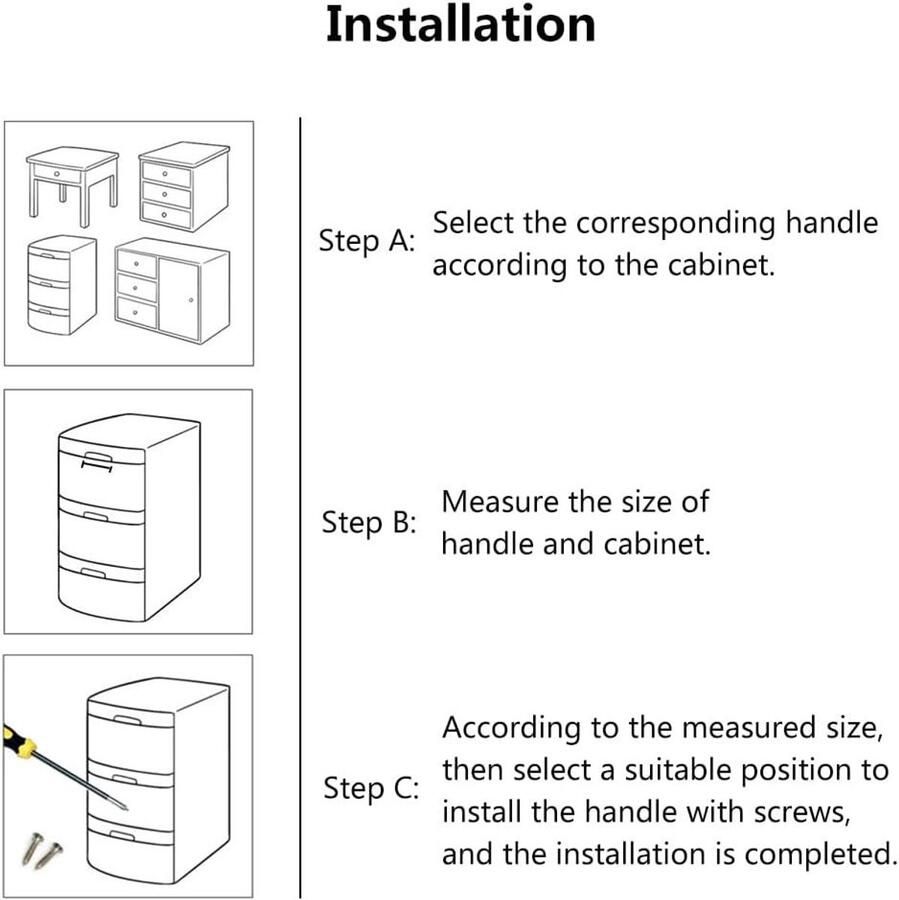 JGS Premium Roestvrijstalen Inbouw Deurgreep Set van 2 6.5cm Verborgen Schroeven Meubelgreep voor Kledingkast Ladekast Rond & Halvemaan Design met Vingeruitsparingen