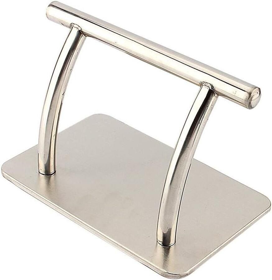 JGS Premium Voetsteun van roestvrij staal voor kappersstoel Kapsalon en schoonheidssalons Voetpedaal voor extra comfort (1 stuk)