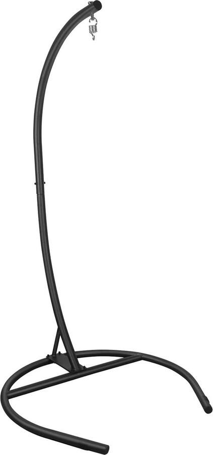 JGS Robuuste Vrijstaande Standaard voor Hangstoel Geschikt voor Binnen en Buiten Max 150 kg Zwart