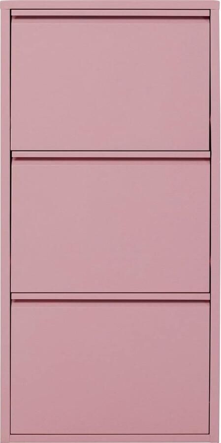 JGS Schoenenkast 'Caruso' in opvallend roze smal en ruimtebesparend model Ideaal voor 6 paar schoenen 103 x 50 x 15 cm