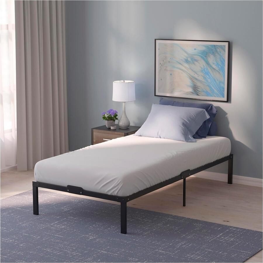 JGS Stevig Metalen Bedframe met Optimaal Opslag en Eenvoudige Montage voor Elke Slaapkamer 90 x 200