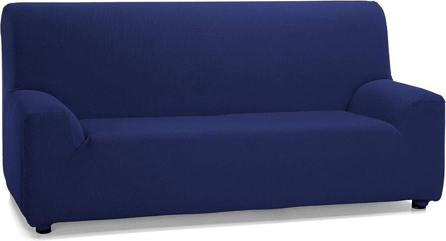 JGS Stijlvolle en Elastische Marineblauwe Sofahoes voor Driezitsbanken van 170 tot 220 cm