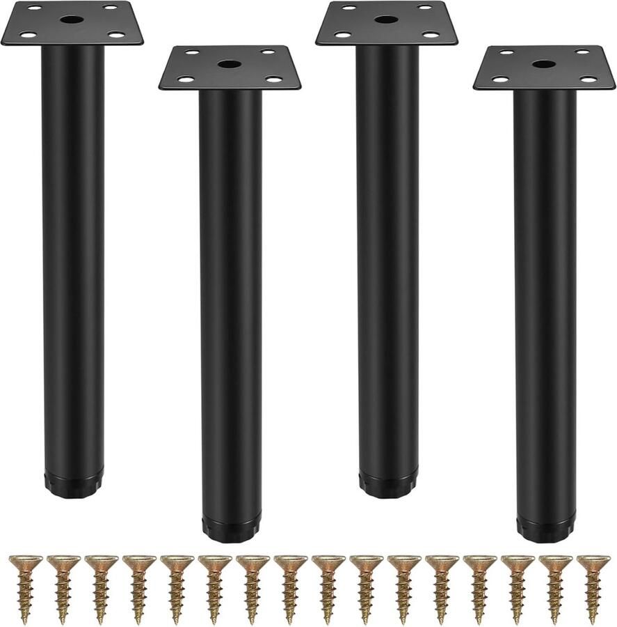 JGS Stijlvolle Set van 4 Verstelbare Meubelpoten voor Meubelstukken