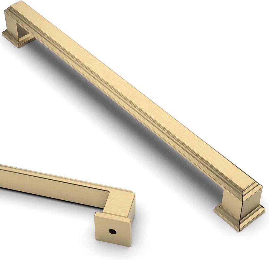 JGS Stijlvolle Set van 6 Goudkleurige Meubelgrepen voor Toepassingen in Huis