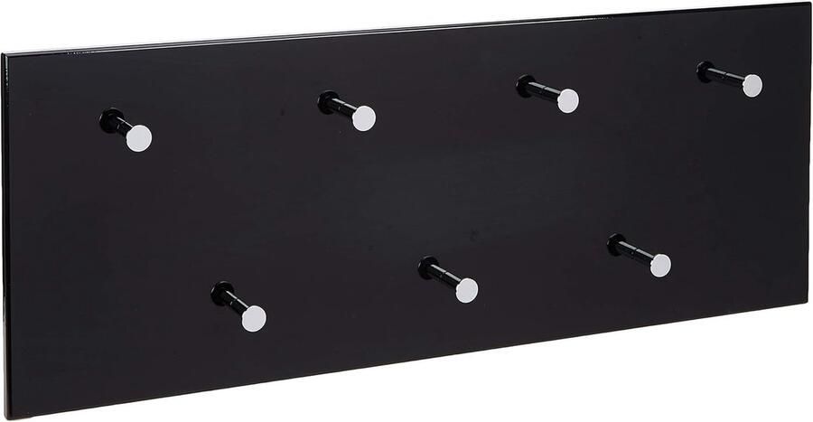 JGS Stijlvolle Wandkapstok met Chromen Haken en Hoogglans Afwerking voor Moderne Interieurs