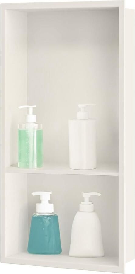 JGS Stijlvolle Wandnis Doucheoplossing voor Optimale Ruimtebesparing en Functionaliteit