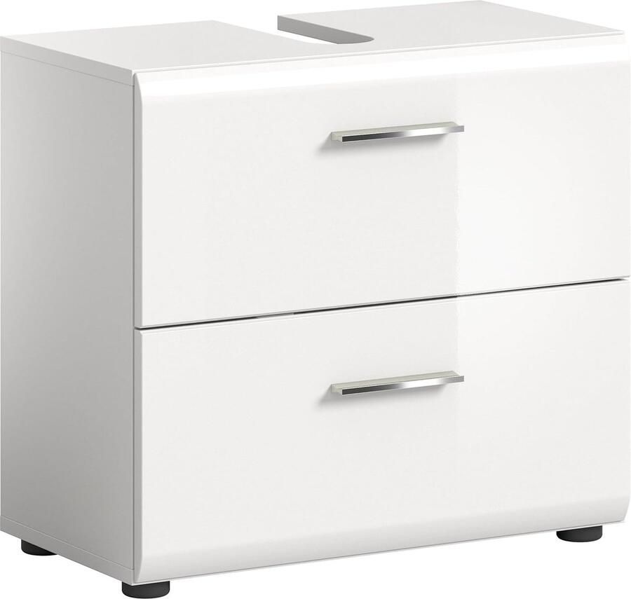 JGS Moderne Wastafelonderkast Ice X86A9707 Ruime Badkamerkast Wit Hoogglans Duurzaam en Stijlvol - Foto 2