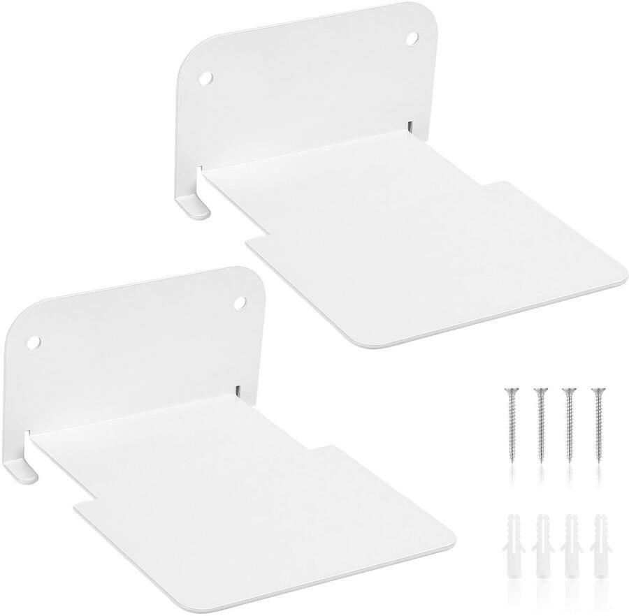 JGS Stijlvolle Zweedse Witte Wandplanken Set voor Interieurs en Functionele Decoratie