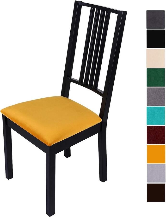 JGS Stretchbare Fluwelen Stoelhoezen voor Luxe en Bescherming in Huis