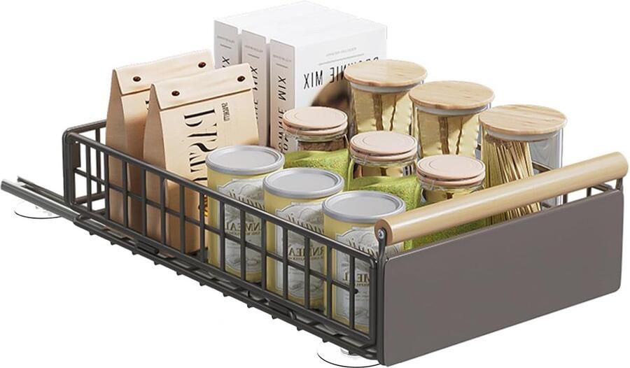 JGS Telescoop Lade Organizer voor Keuken en Kast Uittrekbare Opberglade