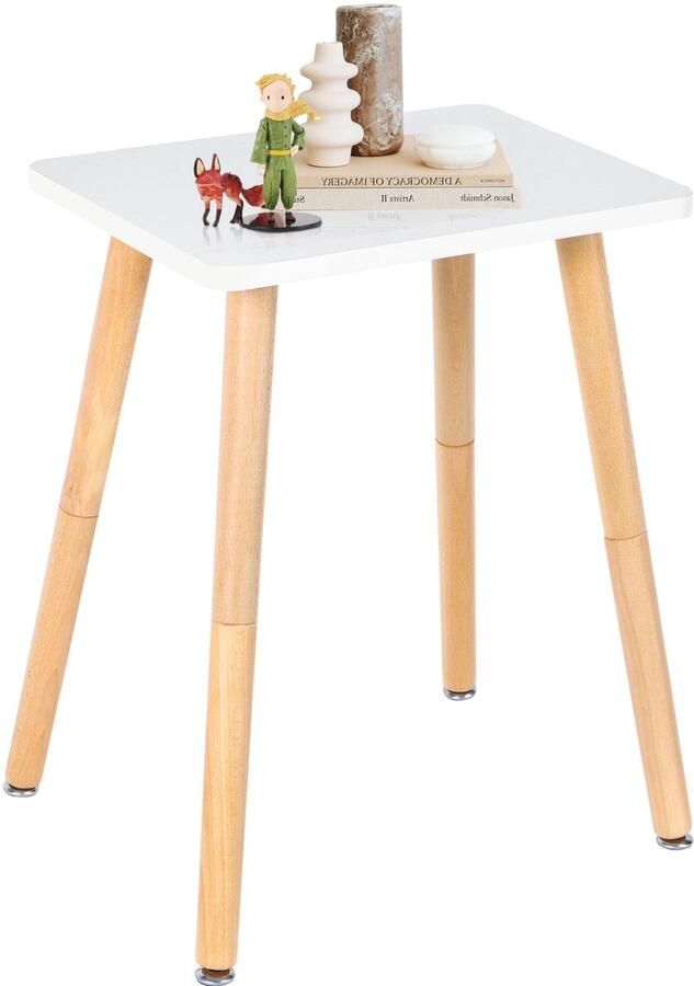 JGS Trendy Multifunctionele Houten Bijzettafel met Rond Design en Stabiele Structuur voor Elke Kamer