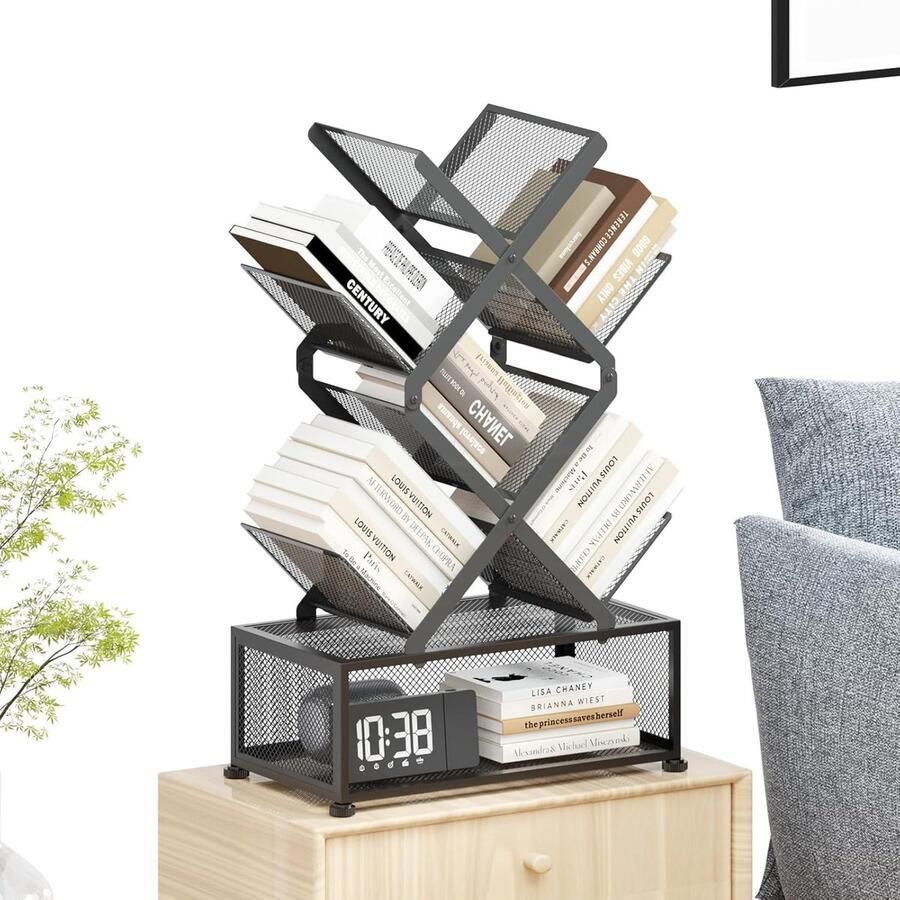 JGS Uniek en Ruimtebesparend Boomvormig Boekenkast Systeem voor Stijlvolle Opbergruimte