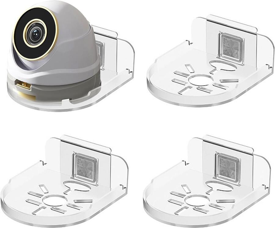 JGS Universele Wandmontagecamera Houder Set van 4 voor Binnen en Buiten Installatie