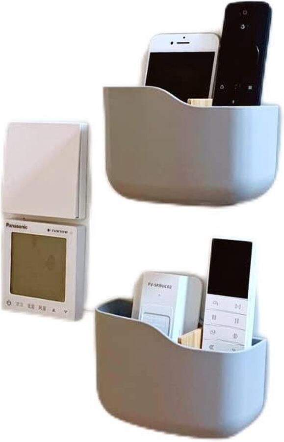 JGS Universele Zelfklevende Afstandsbedieninghouder voor Wandmontage Geen Boren Geschikt voor Verschillende Apparaten