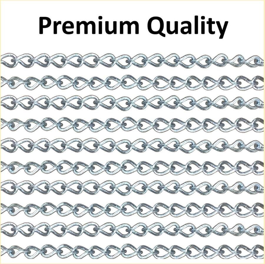 JGS Verstelbare Ophangketting voor Hangstoelen en Hangmatten met Twee Karabijnhaken Verschillende Lengtes Beschikbaar