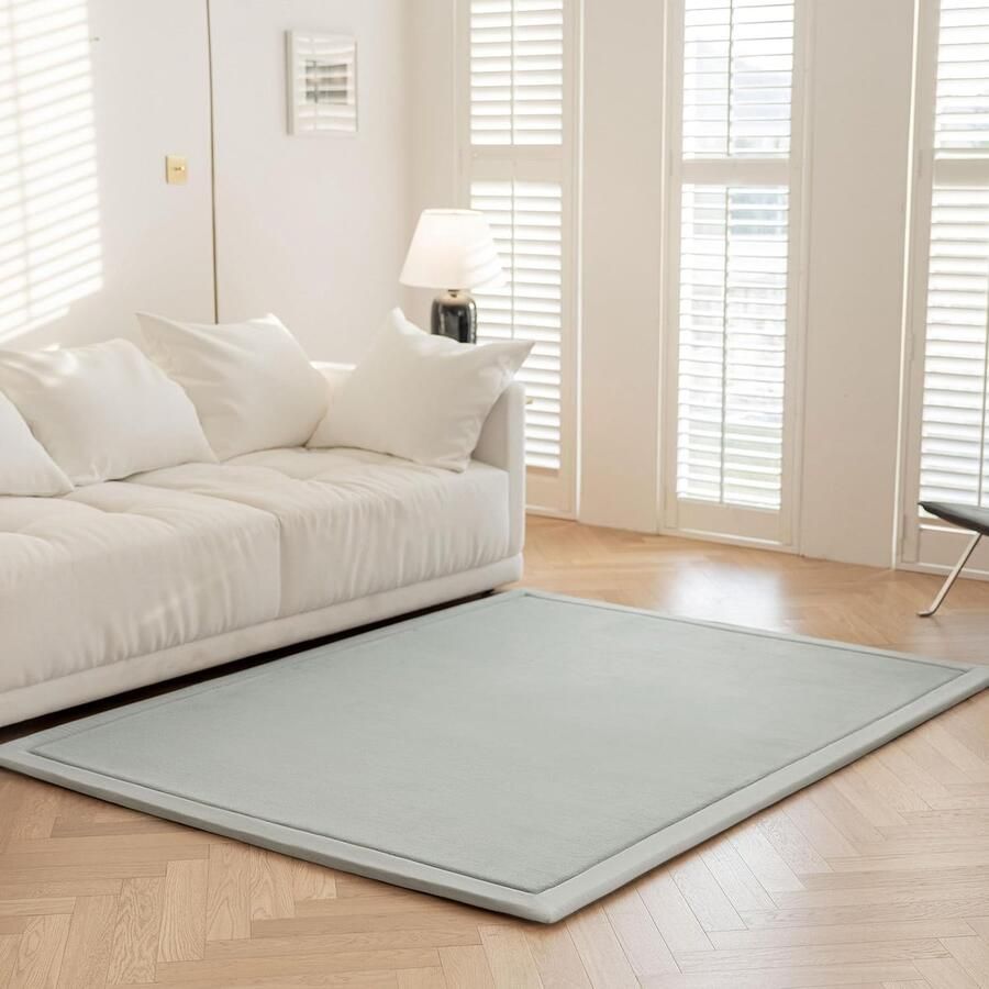 JGS Zacht Grijs Kinderkleed voor Speelkamer en Woonkamer Comfortabel en Veilig