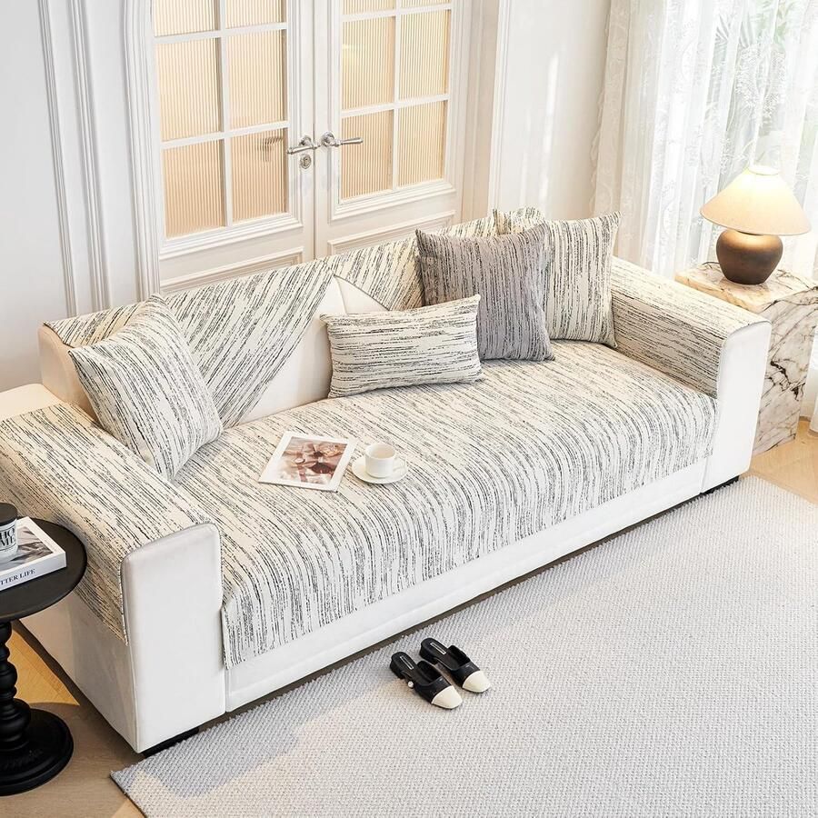 JGS Zachte en Antislip Hoes voor Bank Sofa of Fauteuil in Meerdere Maten