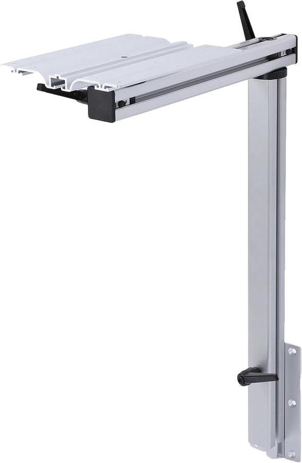 Allecto plus 360 Graden Rotatie RV Tafelpoot Aluminiumlegering Voor Jacht en Truck met Opklapbaar Tafelblad