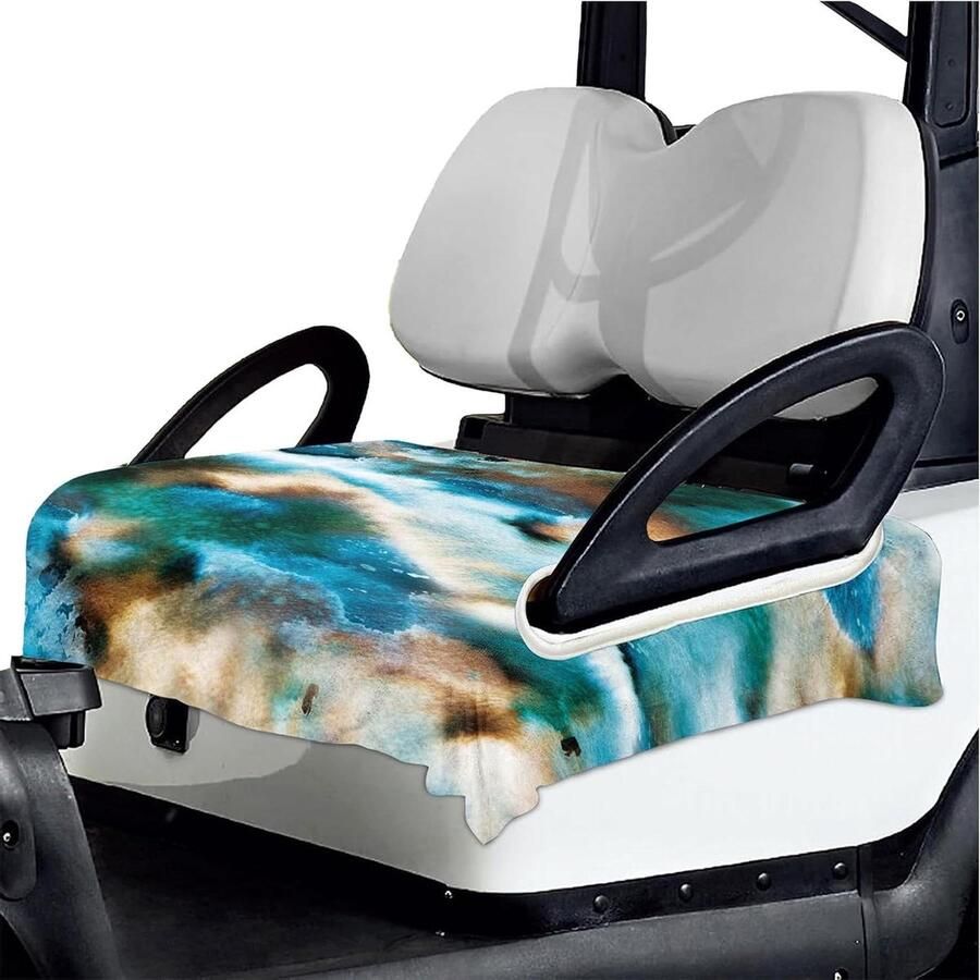 Jhubers goods Golfkar Stoelhoezen Grote Golfkar Stoelhanddoek Geschikt voor 2-Zits Karren en Clubauto's Comfortabel en Warm Handig Draagbaar Ontwerp