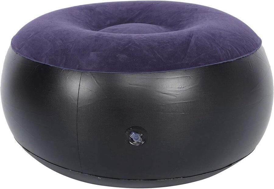 Opblaasbare kruk voor binnen en buiten Campingmatras voor volwassenen Draagbare voetenkruk en poef voor slaapzaal of sporten