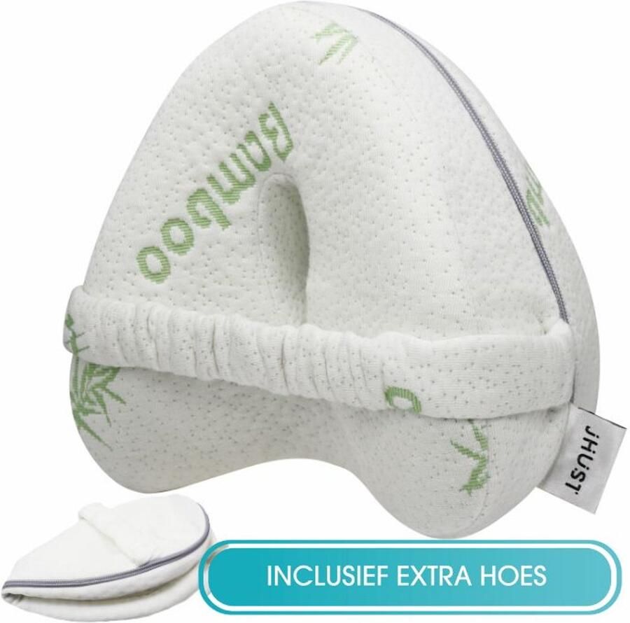 JHust Kniekussen voor in bed Orthopedisch Kniekussen Ergonomisch Beenkussen Houding Correctie Zijslaapkussen Zijslaper Rugklachten Rugpijn Heupklachten Zijslaap Kussen Voor In Bed Artrose Hernia Valentijn