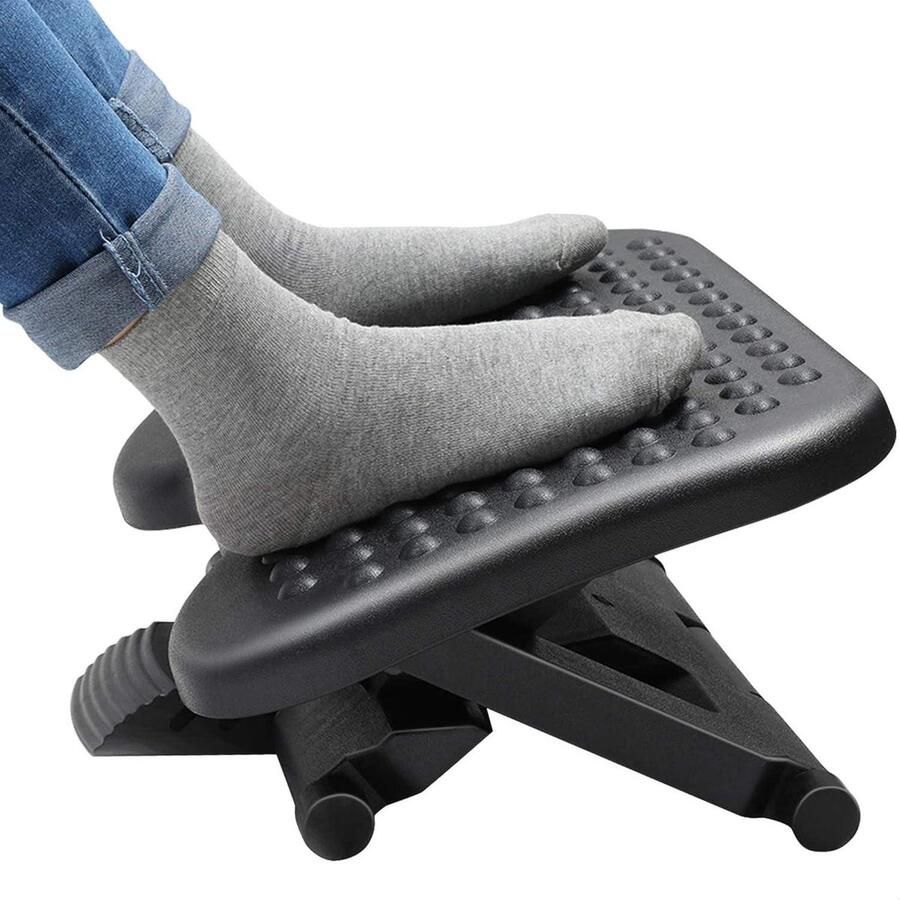 Voetensteun Ergonomisch Verstelbaar Anti-Slip Voetensteun Bureau DIN 4556 met Strex Foot rest