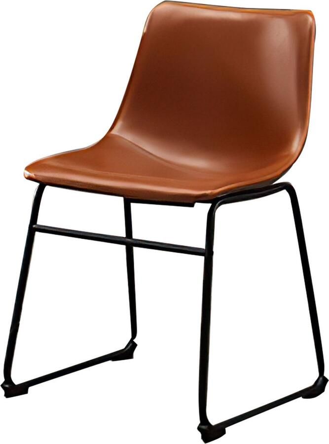 JOEAIS Barkruk barkrukken Set of 2 Bistrokruk Metalen structuur MDF barstoel kruk licht puur kunstleer goed gewatteerde zitting in hoogte verstelbaar 72cm hoog max 360° draaibaar bruin