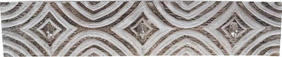 JoJo Living Houten kapstok model 2 Suarhouten wand kapstok Suarhouten wanddecoratie