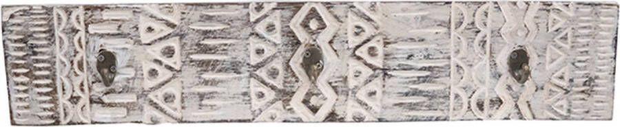 JoJo Living Houten kapstok model 4 Suarhouten wand kapstok Suarhouten wanddecoratie