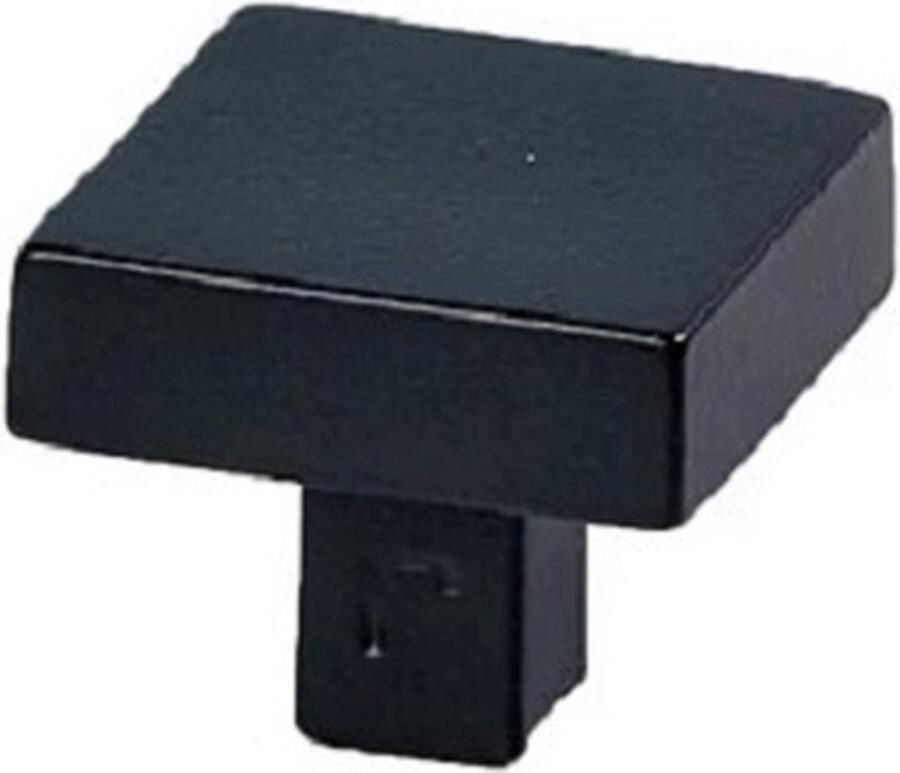 Jolie meubelknop CARRE30 L30xB30xH25mm mat zwart