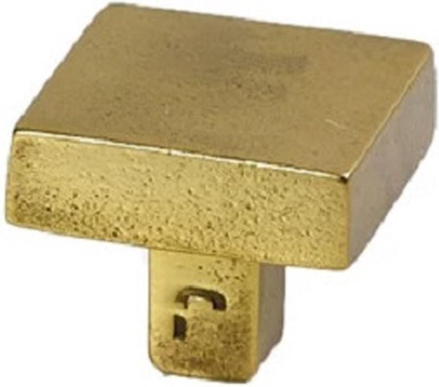 Jolie meubelknop CARRE30 L30xB30xH25mm oud messing