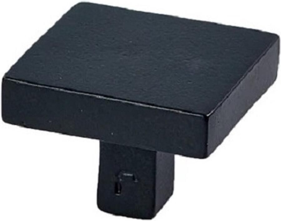 Jolie meubelknop CARRE40 L40xB40xH30mm mat zwart