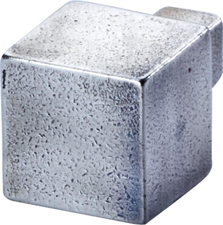 Jolie meubelknop ONE 18x31x18mm oud zilver 01.0601.OS