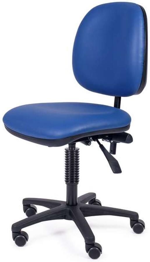 Jonghagen.nl MTM blauwe verstelbare Stoel BJORT 160-N zithoogte: 47 62 cm