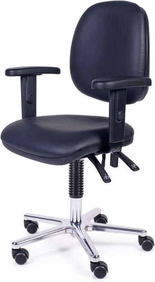 Jonghagen.nl MTM zwarte verstelbare Stoel BRIAN 160-AA zithoogte: 46 61 cm