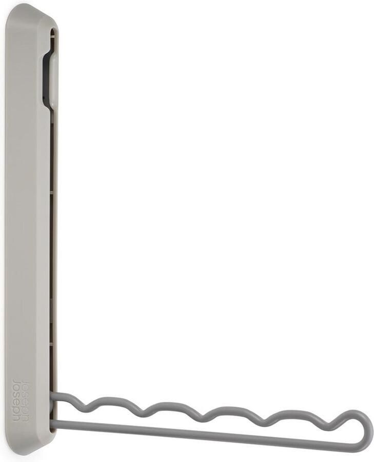 Joseph Inklapbare wandkapstok Cremé Carbonstaal